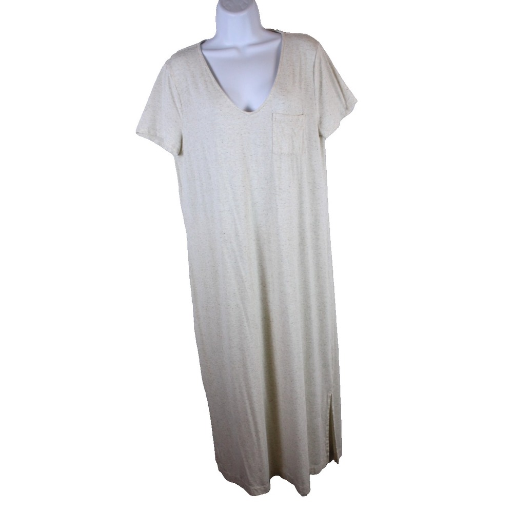 Soma Dress Womens Cool Nights Size Medium Midi Pullover Sleep Shirt Night Mumu